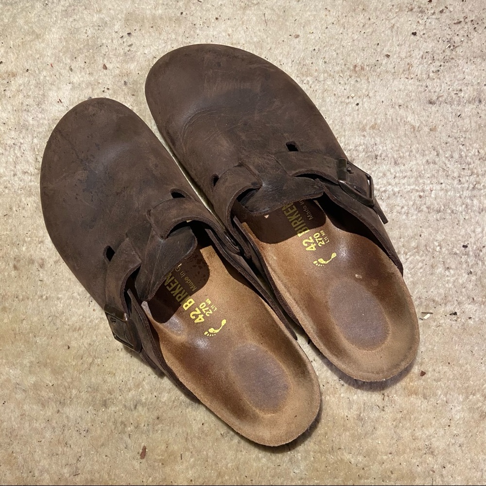 Birkenstock Boston - Habana Oiled Leather 42